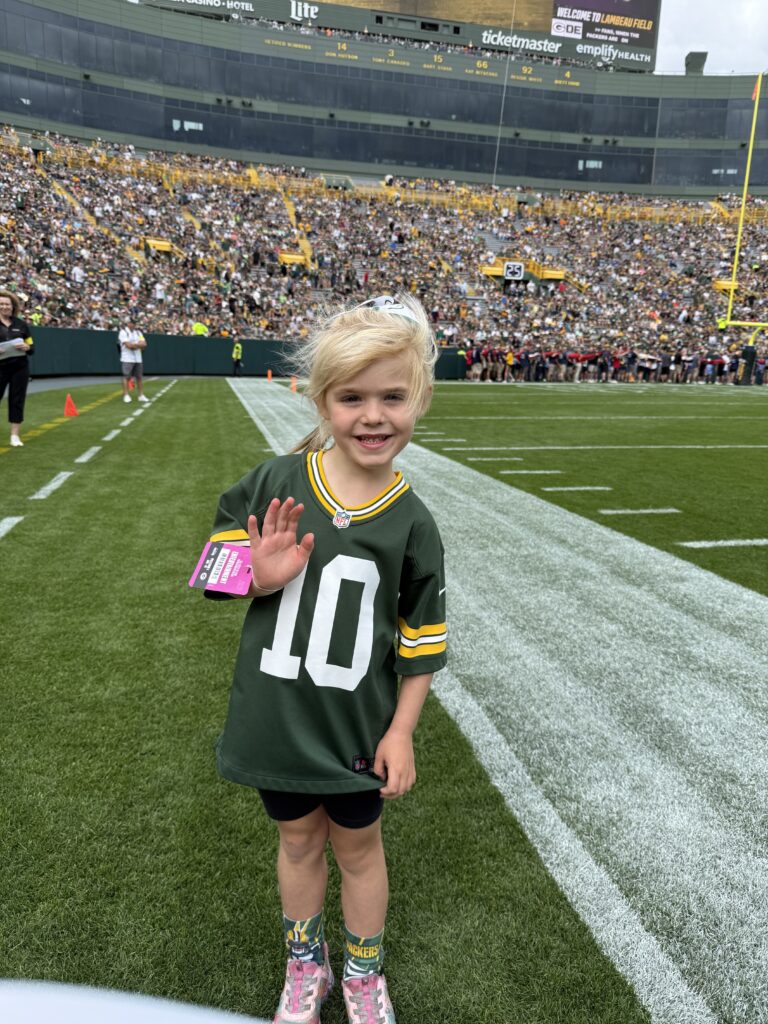 Meet MaCollin, a brave 5-year-old from Appleton and this week’s Packers Hometown Kid! From her Disney princess wish to cheering on the Green Bay Packers, discover her inspiring story of resilience, joy, and lifelong fandom.